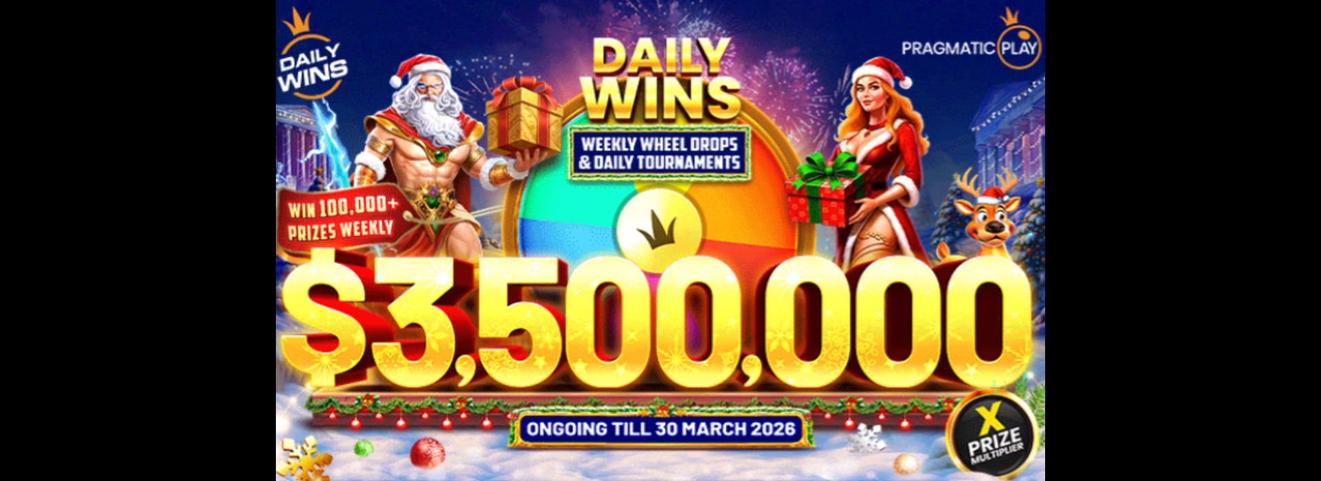 Pragmatic Play - Daily Wins CHRISTMAS BOOST